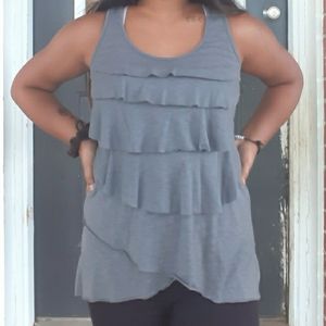 Derek hear ruffle tank